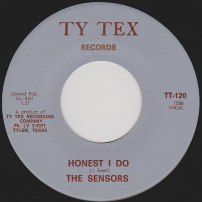 The Sensors : Honest I Do (7", Single)