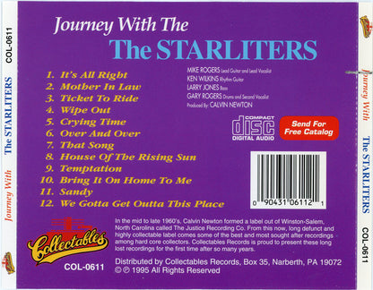 The Starliters (3) : Journey With The Starliters (CD, Album, RE)