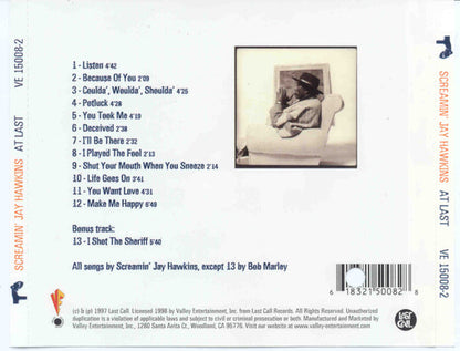 Screamin' Jay Hawkins : At Last (CD, Album)