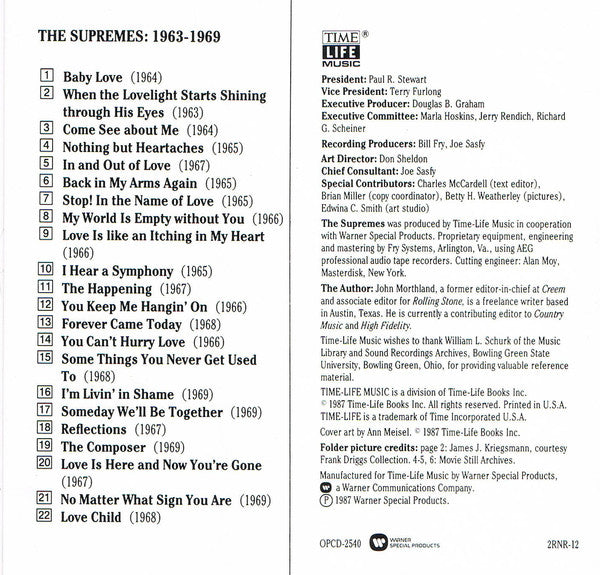 The Supremes : The Supremes: 1963-1969 (CD, Comp, RM)
