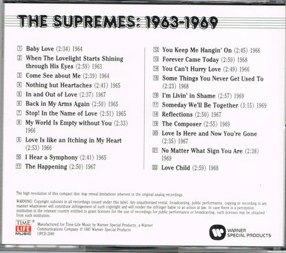 The Supremes : The Supremes: 1963-1969 (CD, Comp, RM)