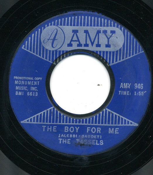 The Tassels : To A Soldier Boy / The Boy For Me (7", Single, Promo)