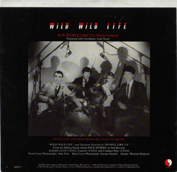 Talking Heads : Wild Wild Life (7", Single, Spe)