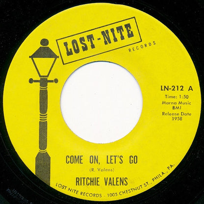 Ritchie Valens : Come On, Let's Go (7", Single, RE)