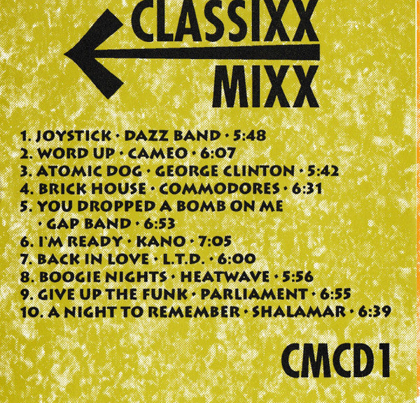 Various : Classixx Mixx 1 (CD, Comp)