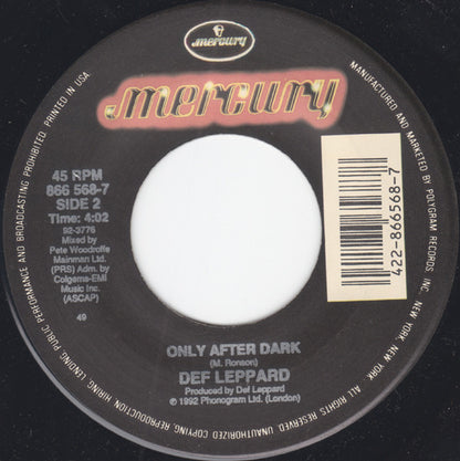 Def Leppard : Let's Get Rocked (7", Single)