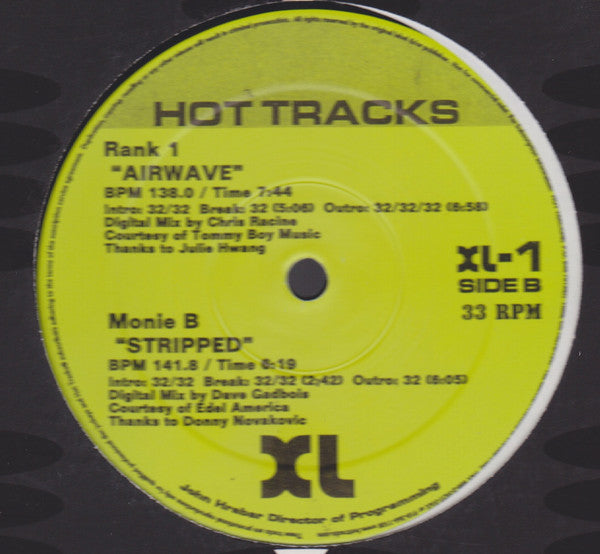 Various : XL Vol. 1 (12", Comp, Promo)