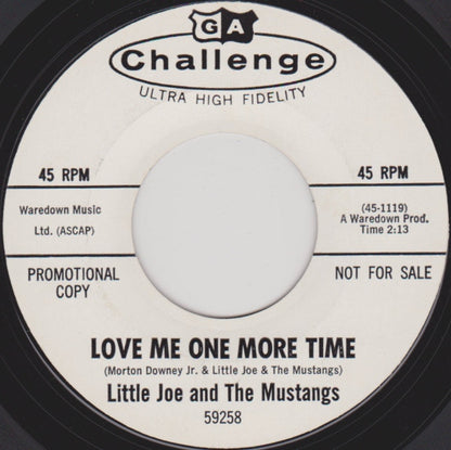 Little Joe & The Mustangs : I Dig You Baby / Love Me One More Time (7", Promo, Styrene)