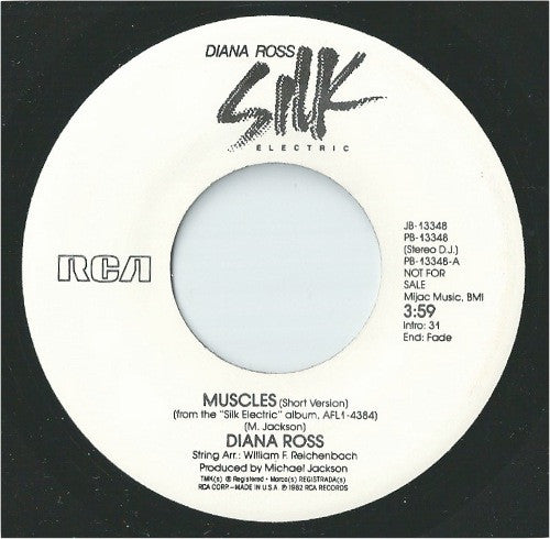 Diana Ross : Muscles (7", Single, Promo)