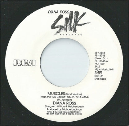 Diana Ross : Muscles (7", Single, Promo)