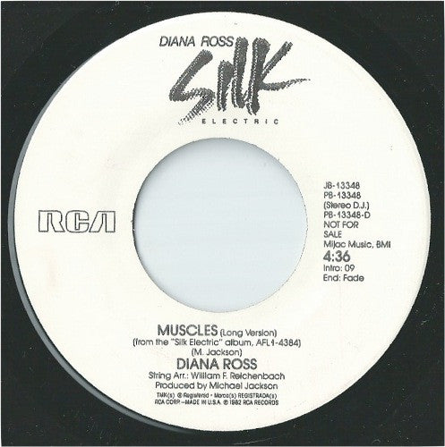 Diana Ross : Muscles (7", Single, Promo)