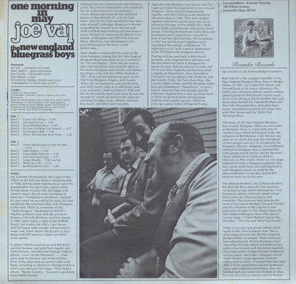 Joe Val And The New England Bluegrass Boys : One Morning In May (LP, Album)