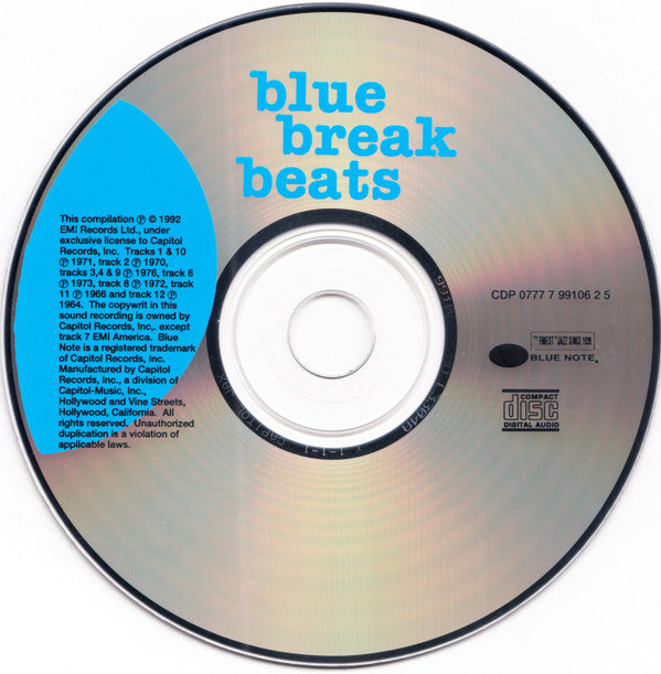 Various : Blue Break Beats (CD, Comp)