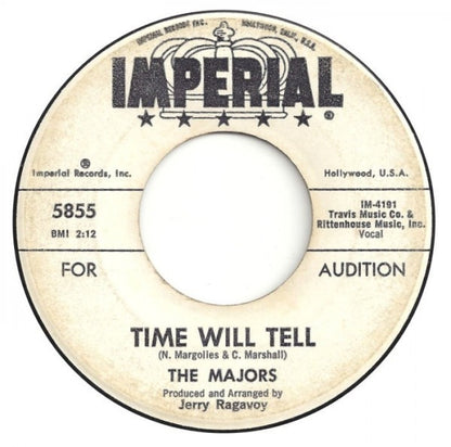 The Majors : A Wonderful Dream / Time Will Tell (7", Promo)