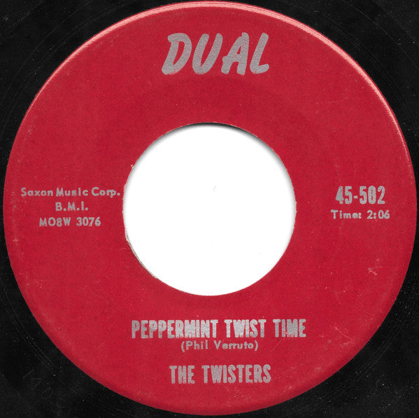 The Twisters : Peppermint Twist Time / Silly Chili (7", Single)
