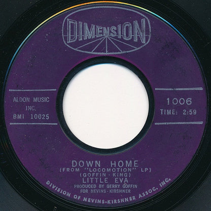 Little Eva : Let's Turkey Trot / Down Home (7", Single, M/Print, Styrene)