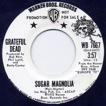 The Grateful Dead : Sugar Magnolia (7", Single, Promo)
