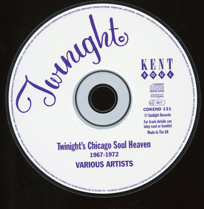 Various : Twinight Records: Twinight's Chicago Soul Heaven 1967-1972 (CD, Comp)