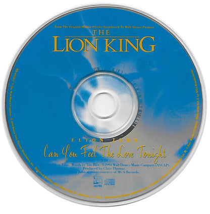 Elton John : Can You Feel The Love Tonight (CD, Single, Car)