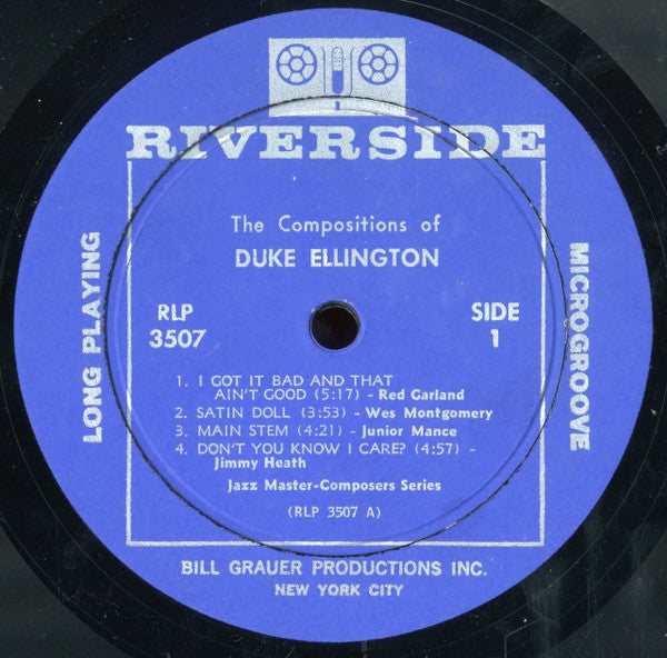 Various : The Compositions Of Duke Ellington (Volume 1) (LP, Comp, Mono)