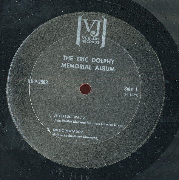 Eric Dolphy : The Eric Dolphy Memorial Album (LP, Album, Mono, RE)