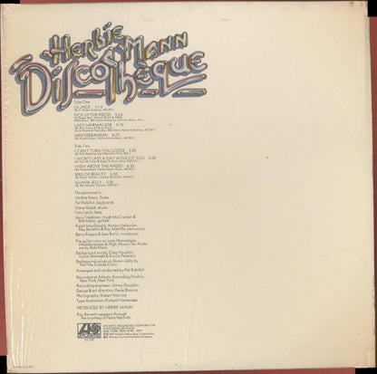 Herbie Mann : Discothèque (LP, Album, PRC)