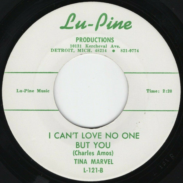 Tina Marvel : Promises You Made To Me (7", Single)