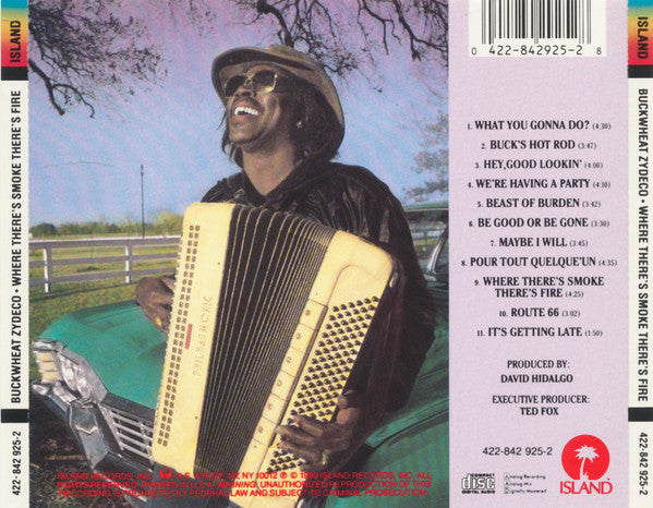 Buckwheat Zydeco : Where There's Smoke There's Fire (CD, Album)