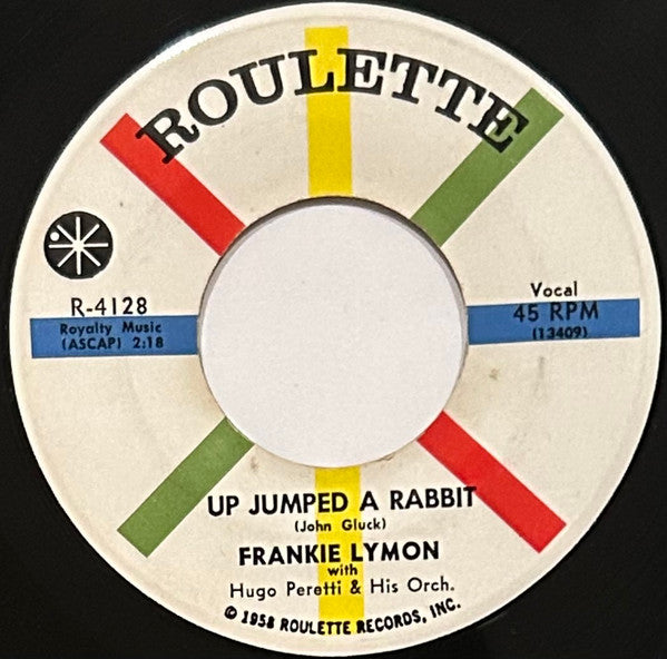 Frankie Lymon : Up Jumped A Rabbit / No Matter What You've Done (7")