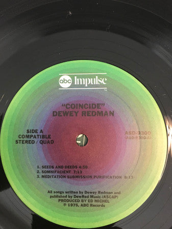 Dewey Redman : Coincide (LP, Album, Quad, Gat)