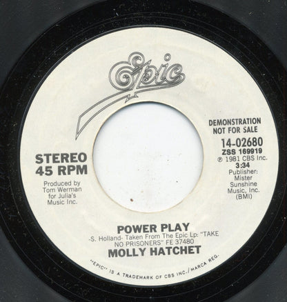Molly Hatchet : Power Play (7", Single, Promo, Styrene)