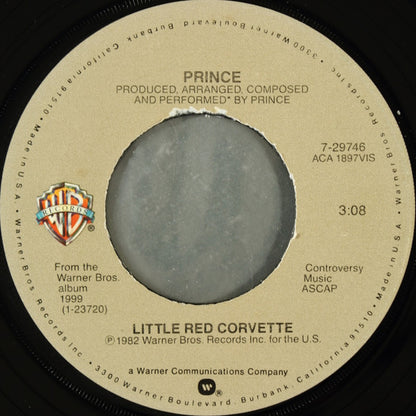 Prince : Little Red Corvette (7", Single, Jac)