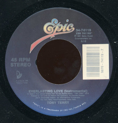 Tony Terry : Everlasting Love (7", Single)