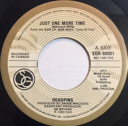 Headpins : Just One More Time (7", Glo)