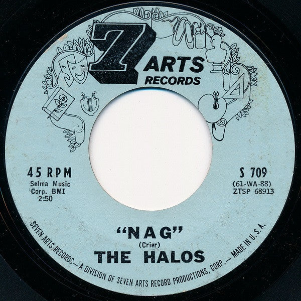 The Halos : Nag / Copy Cat (7", Single, Styrene)