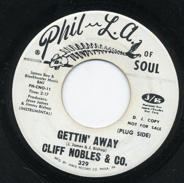 Cliff Nobles & Co : Gettin' Away / The Camel (7", Single, Promo)