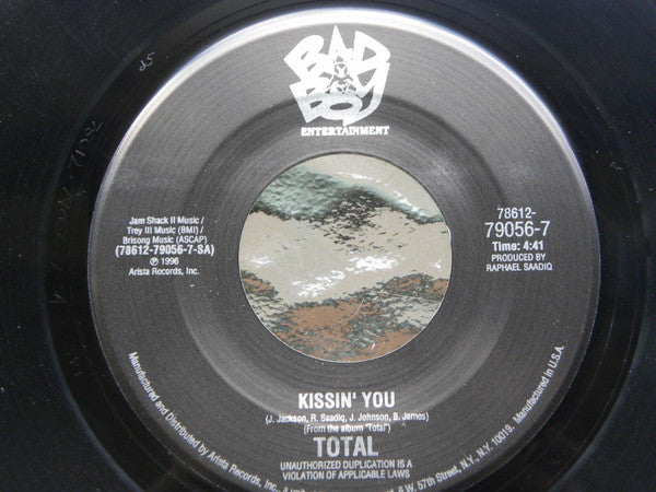 Total : Kissin' You / Tell Me (7")