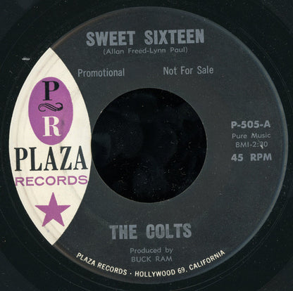 The Colts : Sweet Sixteen / Hey, Pretty Baby (7", Promo)