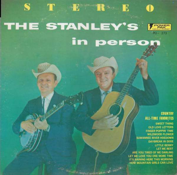 The Stanley Brothers : The Stanley's In Person (LP, Album, RE)