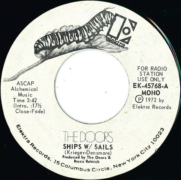 The Doors : Ships W/Sails (7", Mono, Promo)