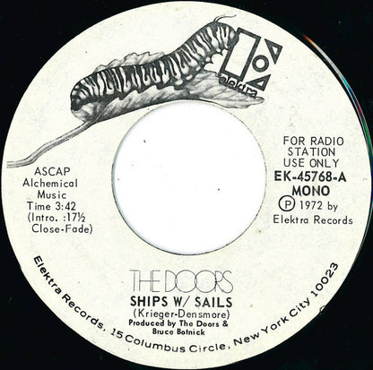 The Doors : Ships W/Sails (7", Mono, Promo)