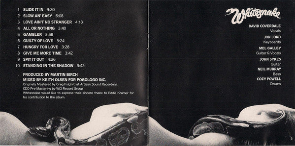 Whitesnake : Slide It In (CD, Album, RE, DAD)
