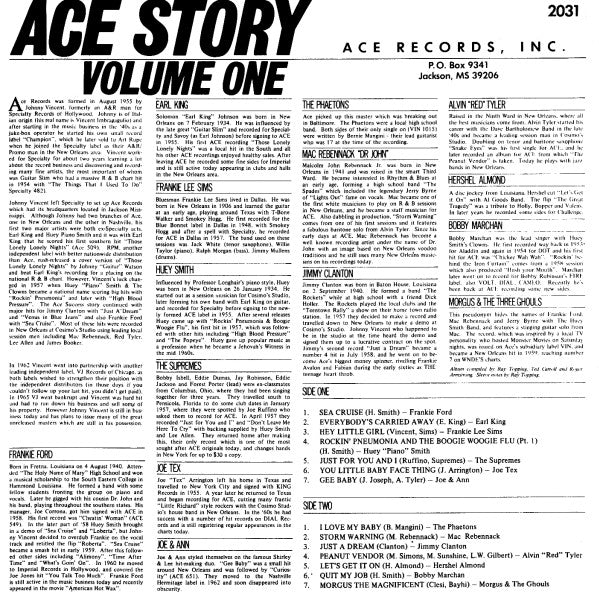 Various : Ace Story Vol. 1 (CD, Comp)
