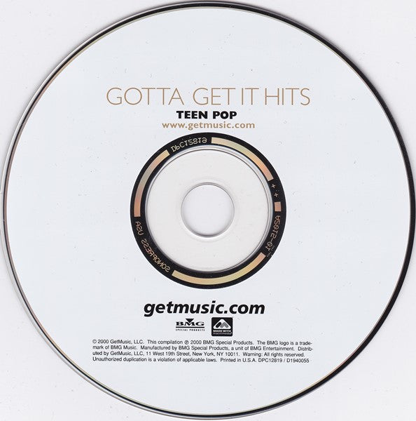 Various : Gotta Get It Hits: Teen Pop (CD, Comp, Enh)