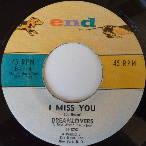 The Dreamlovers : If I Should Lose You (7", Single)