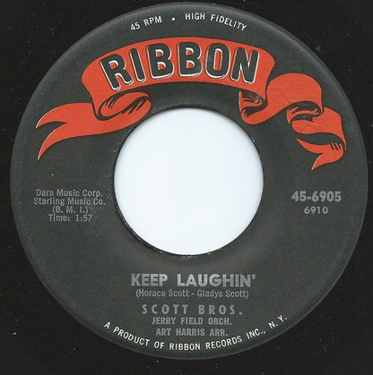 The Scott Brothers : Stolen Angel / Keep Laughin' (7")