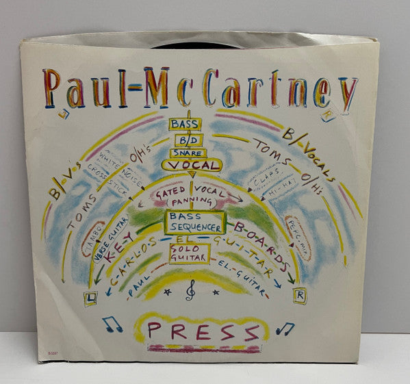 Paul McCartney : Press (7", Single, Promo, Styrene)