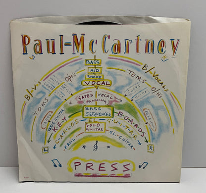 Paul McCartney : Press (7", Single, Promo, Styrene)