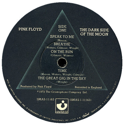 Pink Floyd : The Dark Side Of The Moon (LP, Album, Jac)