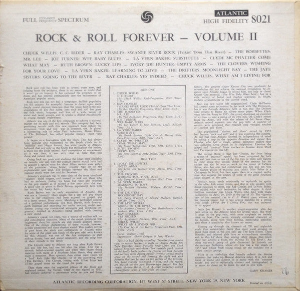 Various : Rock & Roll Forever Vol 2 (LP, Comp)